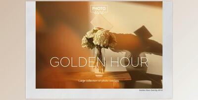 Golden Hour Overlays CreativeMarket - 7049376