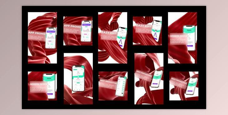 Soft Cloth Instagram App Promo (Videohive 34503588) - AE Project