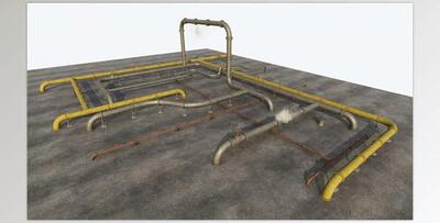 Unreal Engine - Pipe System Pack (Engine version 5.0- 5.2)