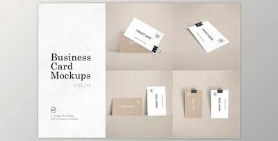 Business Card Mockups Vol.4 CreativeMarket 5038403