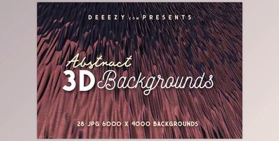 28 Abstract 3D Backgrounds CreativeMarket - 4596481