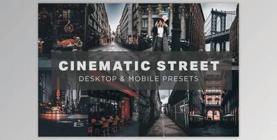 6 Cinematic Street Lightroom Presets By CVR Presets (Mob, Desk)