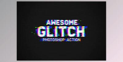 Glitch Photoshop Action By buzzAart (ATN)