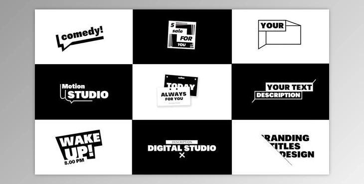 Dynamic Titles Pack (VideoHive 37552506) - PR Project