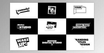 Dynamic Titles Pack (VideoHive 37552506) - PR Project