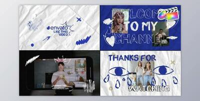 Youtube Sketch Slides for FCPX (Videohive 53399519)