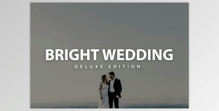 Bright Wedding - Deluxe Edition for Mobile and Desktop by LightPreset