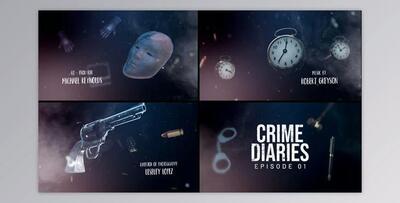 Crime Diaries – Title Sequence (Videohive 38404236) - AE Project