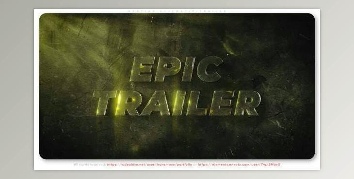 Destiny Cinematic Trailer (Videohive 29216103)