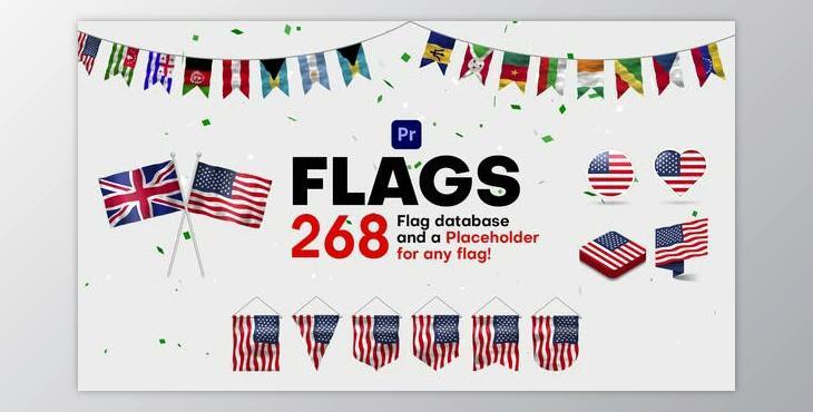 Flags for Premiere Pro (Videohive 48107289) - PR Project