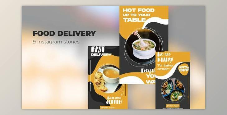 Food Delivery - Instagram stories (Videohive 39985762) - AE Project