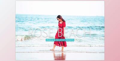 Rose Beach Pro Lightroom Presets CreativeMarket - 7826245