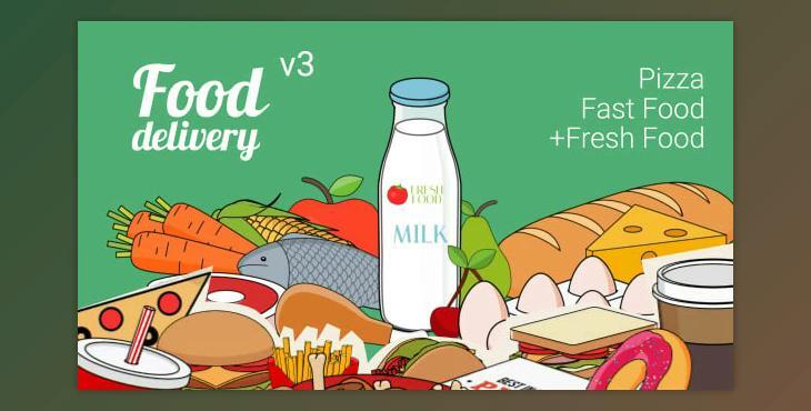 Food Delivery (Videohive 9474821) - AE Project