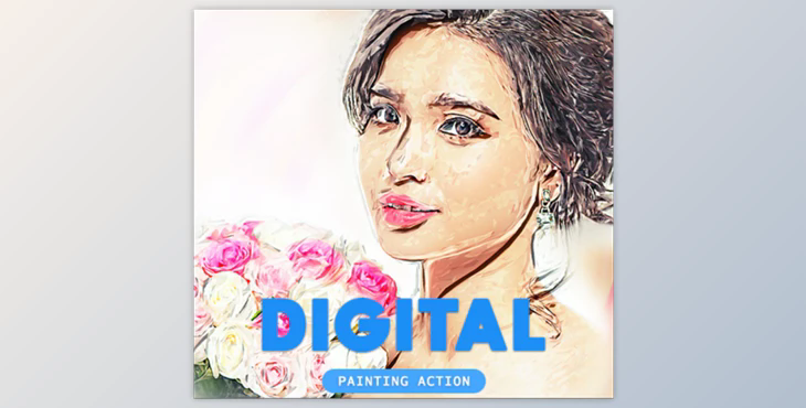 Digital Painting Photoshop Action By MS-Creation (ATN)