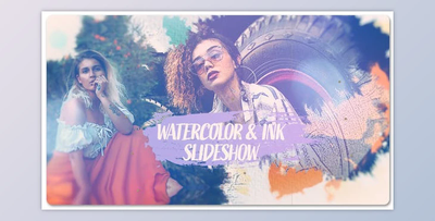 Watercolor & Ink Slideshow (Videohive 49399794) - AE Project