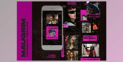 Maugrim Instagram Templates (PSD)