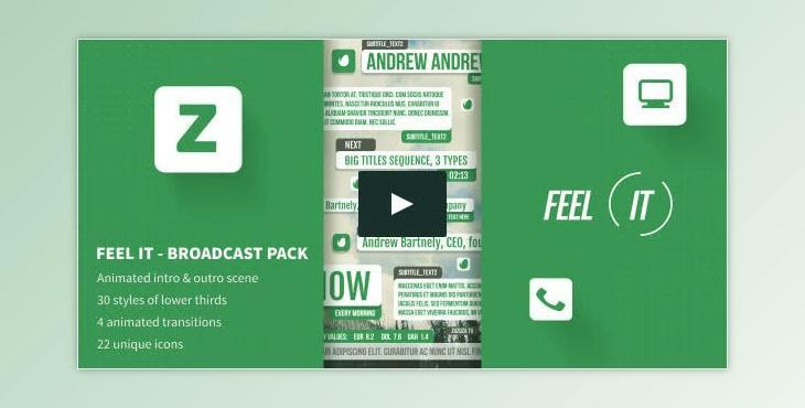 Feel IT - Internet Broadcast Pack (Videohive 10173013)