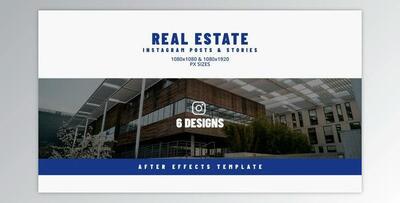Real Estate Instagram Posts & Stories (Videohive 32724469) - AE Project