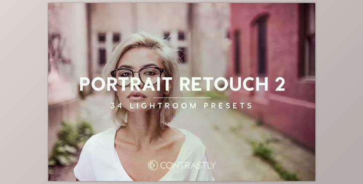 Portrait Retouch LR Presets Vol.2 CreativeMarket 432258