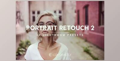 Portrait Retouch LR Presets Vol.2 CreativeMarket 432258