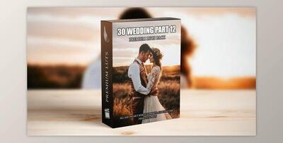 Professional Cinematic LUTs Collection: 30 Wedding Video Presets for Elite Videography (Videohive 50111508)