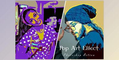Pop Art Effect PS Action CreativeMarket - 7125799