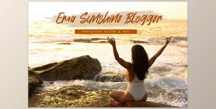 15 Photoshop Actions ACR Sunshine CreativeMarket-6119592 (XMP, ATN)