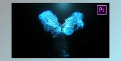 Flying Butterfly Logo Reveal 4k- Premiere Pro (Videohive 24346498)