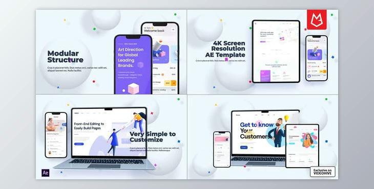 Website Presentation Device Mockup (Videohive 39332623) - AE Project