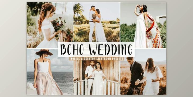 Boho Wedding Mobile & Desktop Lightroom Presets by creativetacos