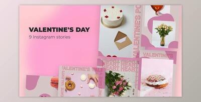 Valentine’s Day – Instagram stories (Videohive 39985206) - AE Project