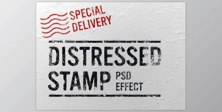 Distressed Stamp Effect By Marcel (PSDT)
