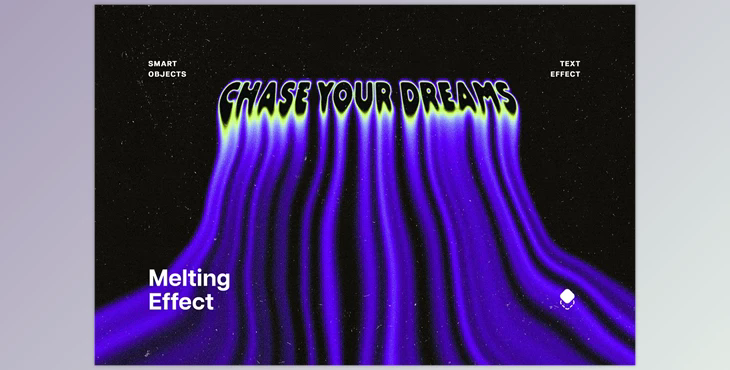 Liquid Melting Illusion Text Effect - 91892174