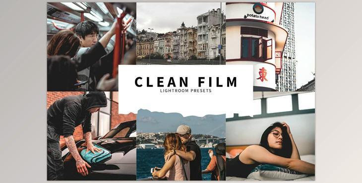 10 Clean Film Lightroom Presets CreativeMarket-5978547 (LRTEMPLATE)
