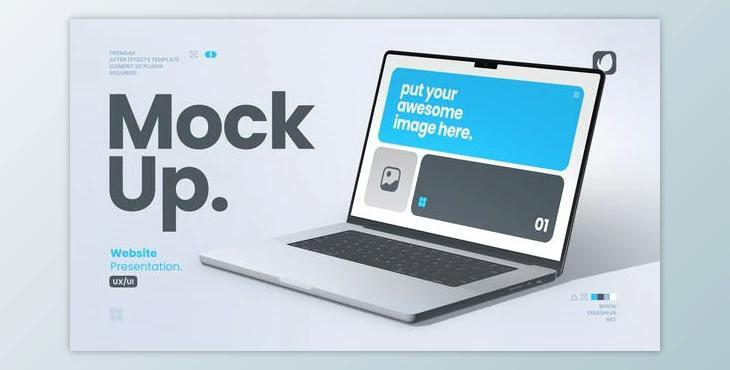 Minimalist Website Presentation (Videohive 51894130) - AE Project