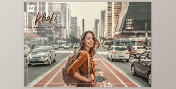 10 Khaki Photoshop Action ACR LUT Filter 5964113