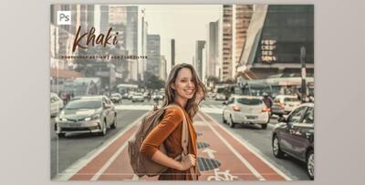 10 Khaki Photoshop Action ACR LUT Filter 5964113