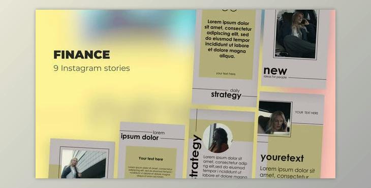 Finance – Instagram stories (Videohive 39984787) - AE Project
