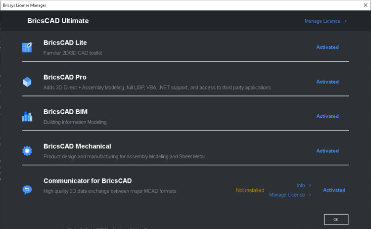 BricsCAD Ultimate 25.2.07.1 Win/Mac/Linux + Communicator