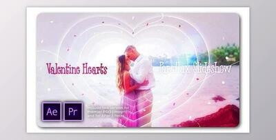 Valentine Hearts Parallax Slideshow (Videohive 29855913) - PR Project