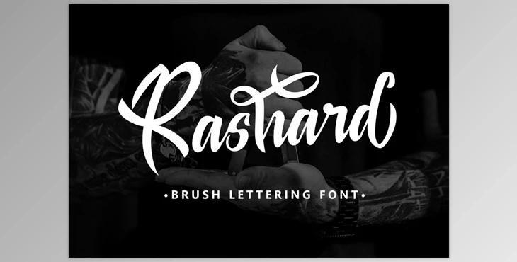 Rashard – Brush Lettering Font