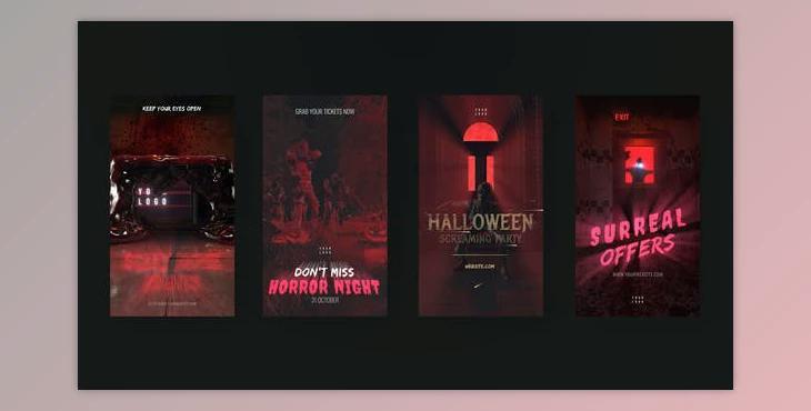 Halloween Spooky Stories Vol.1 (Videohive 34016686) - AE Project