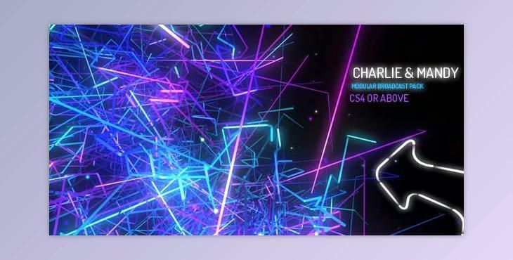 Neon Love – Mandy and Charlie (Videohive 18889644) - AE Project