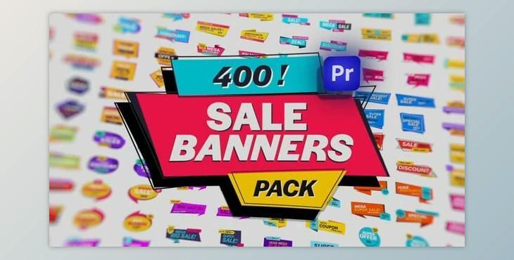 Animated Sale Banners Pack for Premiere Pro (Videohive 54090327) - PR Project