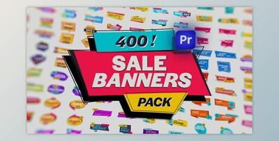 Animated Sale Banners Pack for Premiere Pro (Videohive 54090327) - PR Project