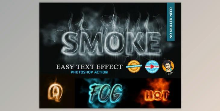 Smoke Text Effect Plugin By MRI STUDIO (Atn, Abr, Pat)