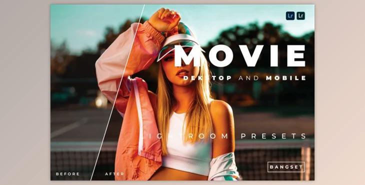 Movie Desktop and Mobile Lightroom Preset by Bangset