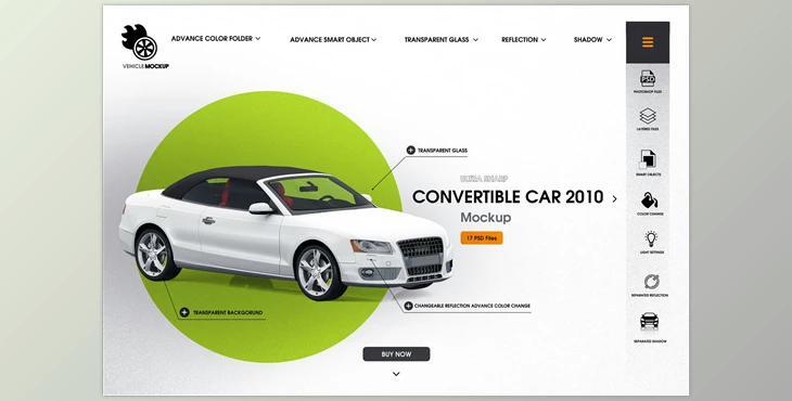 Convertible Car 2010 Mockup CreativeMarket-5970846 (PSD, JPG, PDF, DOC)