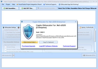 Crypto Obfuscator For .Net 2020 Enterprise Build 200911