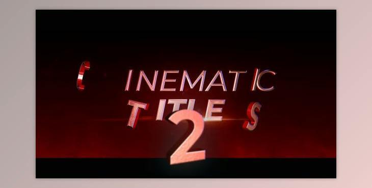 Cinematic Titles 2 (Videohive 32234225)